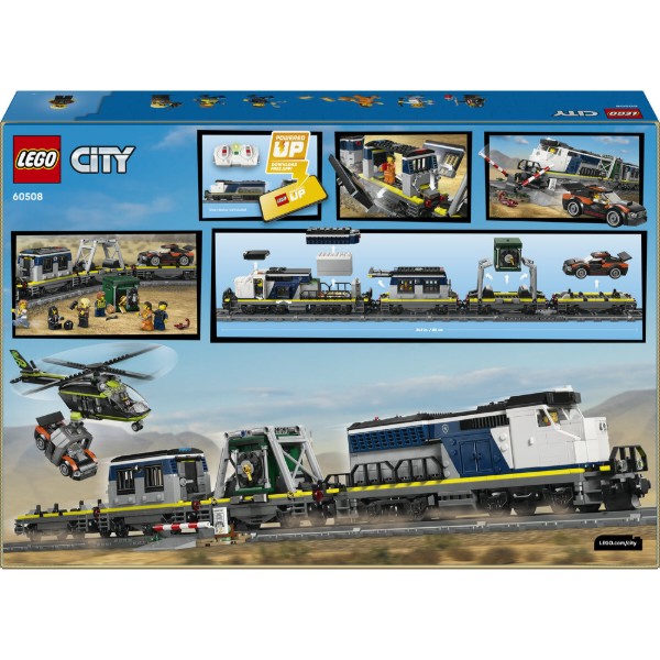 Фото - Конструктор LEGO City Ограбление полицейского поезда (60508)