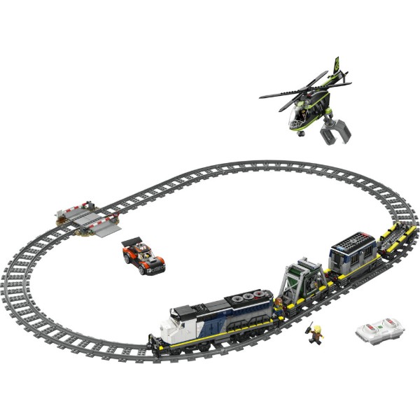 Фото - Конструктор LEGO City Ограбление полицейского поезда (60508)