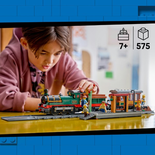 Фото - Конструктор LEGO City Старовинний паровоз (60511)