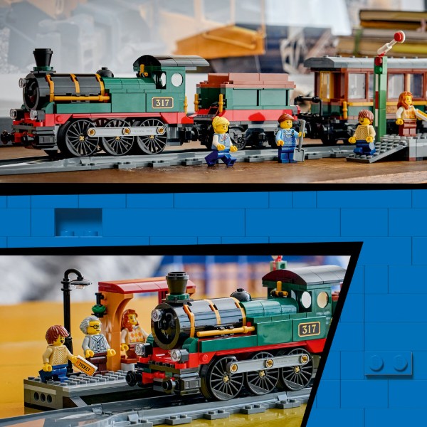 Фото - Конструктор LEGO City Старовинний паровоз (60511)