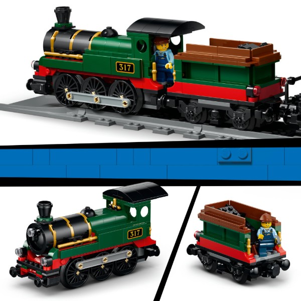 Фото - Конструктор LEGO City Старовинний паровоз (60511)