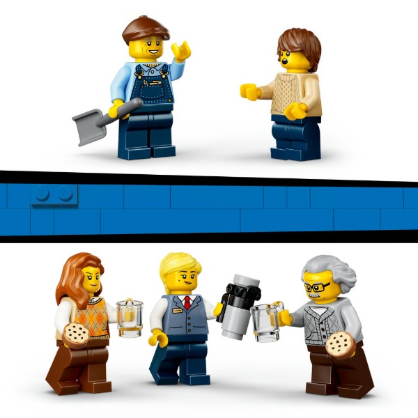 Фото - Конструктор LEGO City Старовинний паровоз (60511)