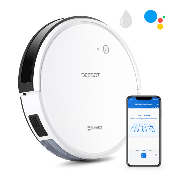 Фото - Робот-Робот-пылесос моющий Ecovacs DEEBOT 605 White (D03G.02)
