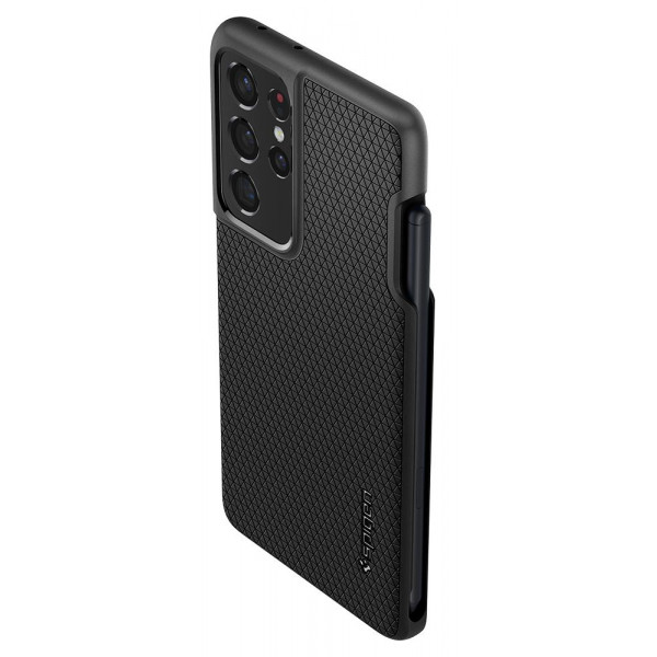 Фото - Чехол для смартфона Spigen for Samsung Galaxy S21 Ultra Liquid Air Pencil Edition Matte Black (ACS02831)