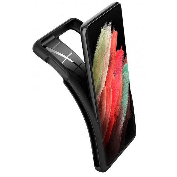 Фото - Чехол для смартфона Spigen for Samsung Galaxy S21 Ultra Liquid Air Pencil Edition Matte Black (ACS02831)