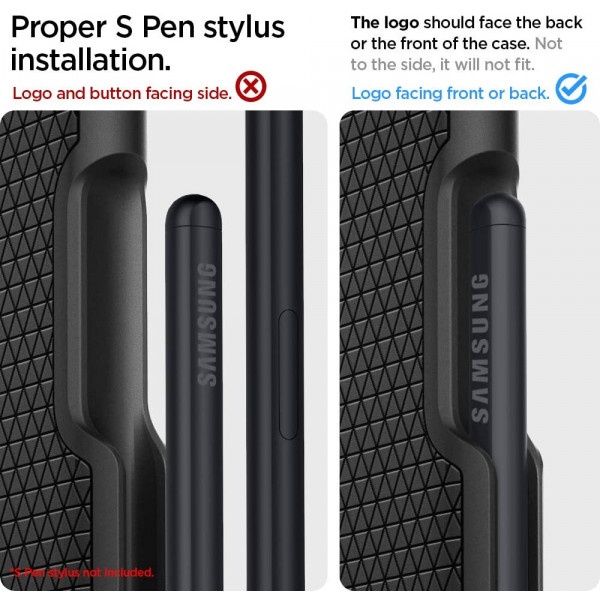 Фото - Чехол для смартфона Spigen for Samsung Galaxy S21 Ultra Liquid Air Pencil Edition Matte Black (ACS02831)