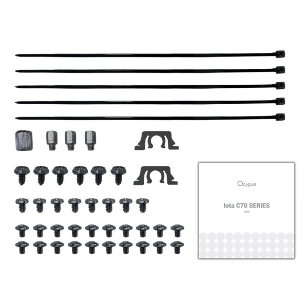 Фото - Корпус OCYPUS ATX W/O PSU IOTA C70 BK ARGB (IOTA-C70-BKD600XX-GL)