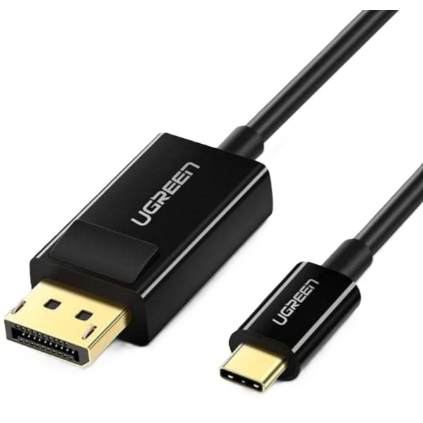 Фото - Адаптер UGREEN MM139 USB-C to DisplayPort 4K@30Hz 1.5m Black (50994)