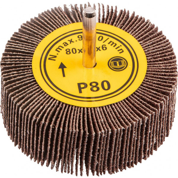 Фото - Круг шліфувальний GRAPHITE 80x30 мм K80 (55H762)
