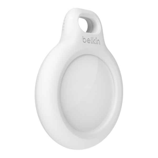 Фото - Чохол для бездротового маяка Belkin Secure Holder Strap AirTag White (F8W974BTWHT)