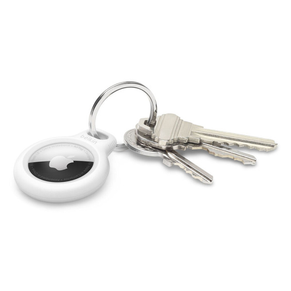 Фото - Чехол для беспроводного маяка Belkin Secure Holder with Key Ring AirTag White (F8W973BTWHT)