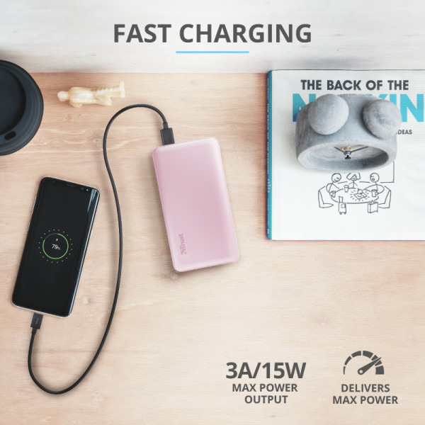 Фото - Батарея мобильная Trust Primo 10000 mAh Pink (23897)