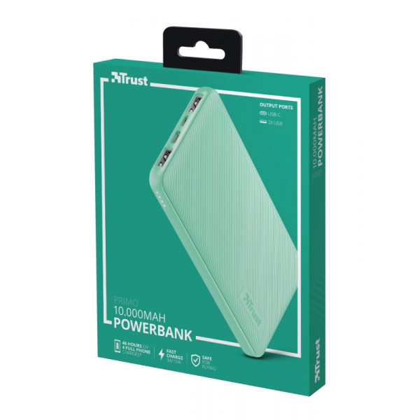 Фото - Батарея мобильная Trust Primo 10000 mAh Mint (23898)