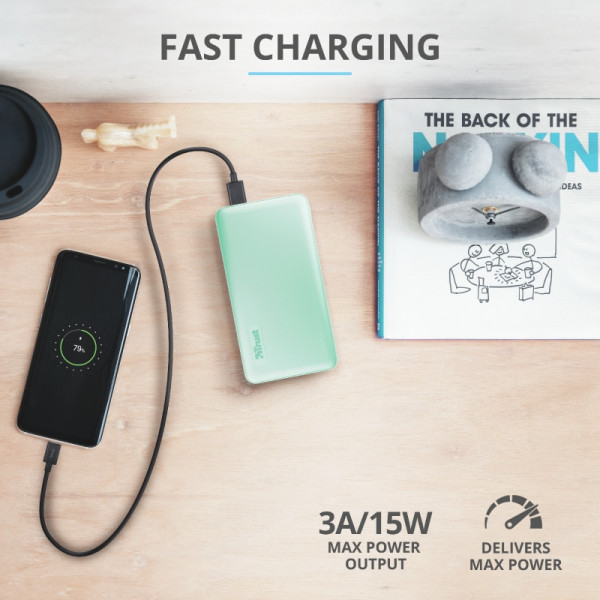 Фото - Батарея мобильная Trust Primo 10000 mAh Mint (23898)