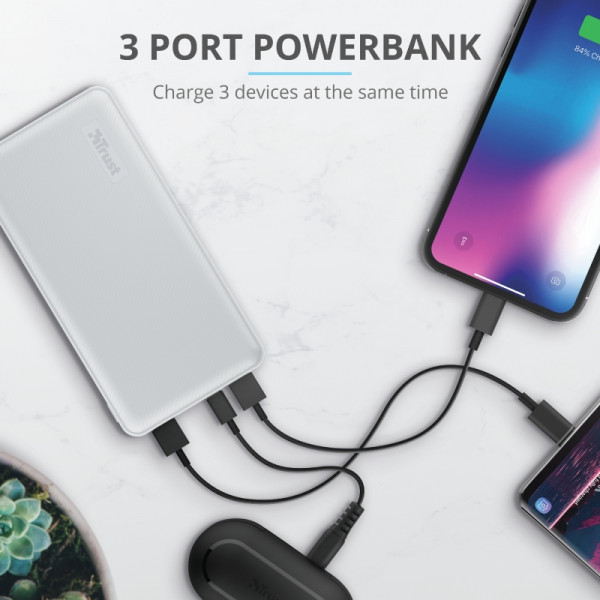 Фото - Батарея мобильная Trust Primo 15000 mAh White (23900)