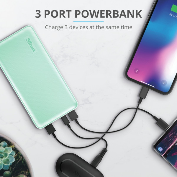 Фото - Батарея мобильная Trust Primo 15000 mAh Mint (23902)