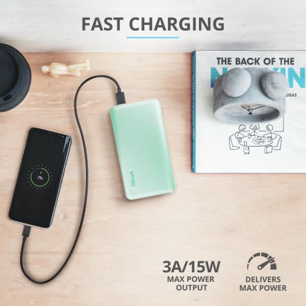 Фото - Батарея мобильная Trust Primo 15000 mAh Mint (23902)