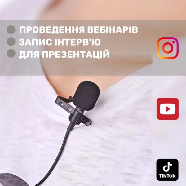Фото - Мікрофон для смартфона UFT TCM1