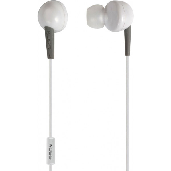 Фото - Навушники вкладиші дротові Koss KEB6iW Mic White