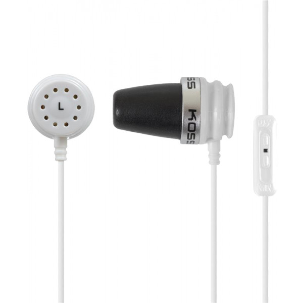 Фото - Наушники вкладыши проводные Koss Spark Plug VCw Noise Isolating White