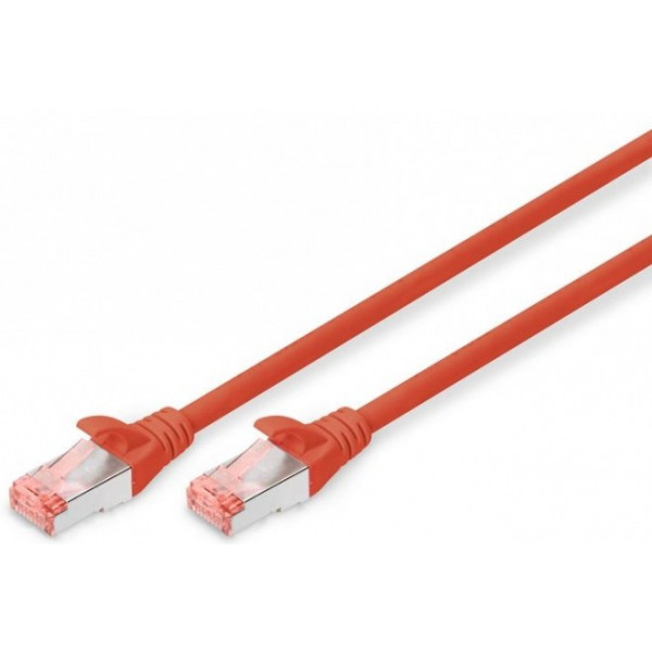 Фото - Кабель патч-корд Digitus CAT 6 S-FTP 0.5 м Red (DK-1644-005/R)
