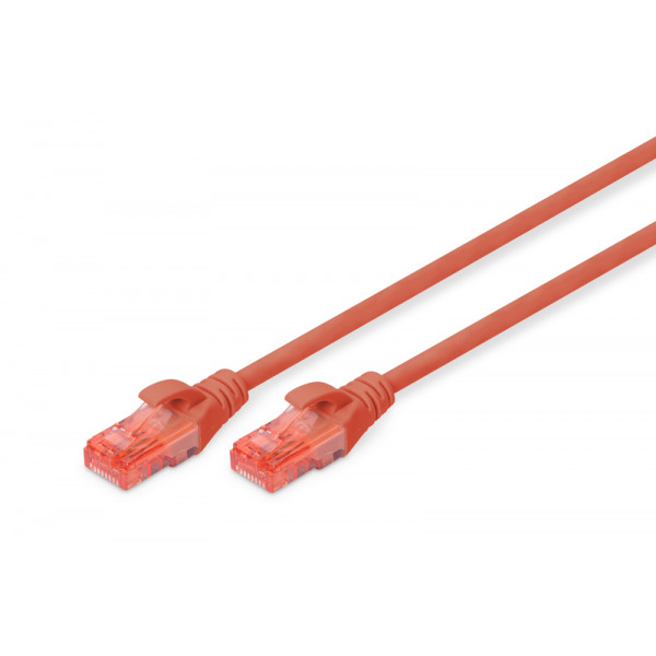 Фото - Кабель патч-корд Digitus CAT 6 UTP, 2 m AWG 26/7 Red (DK-1617-020/R)