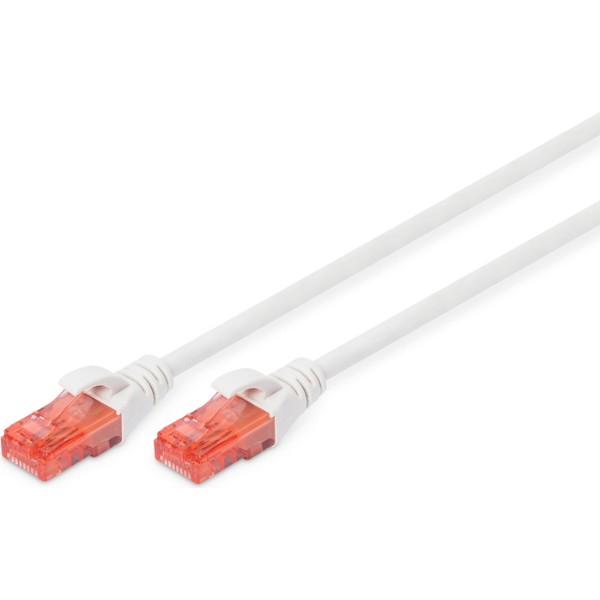 Фото - Кабель патч-корд Digitus CAT 6 UTP 1 м White (DK-1617-010/WH)