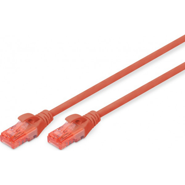Фото - Кабель патч-корд Digitus CAT 6 UTP 0.5 м Red (DK-1617-005/R)