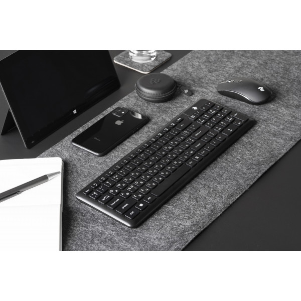 Фото - Клавиатура беспроводная 2E KS230 Slim WL Black (2E-KS230WB)