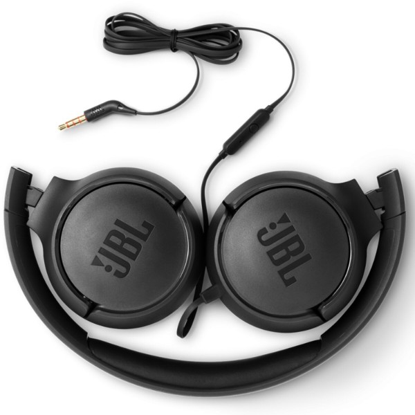 Фото - Навушники накладні дротові JBL T500 Black (JBLT500BLK)