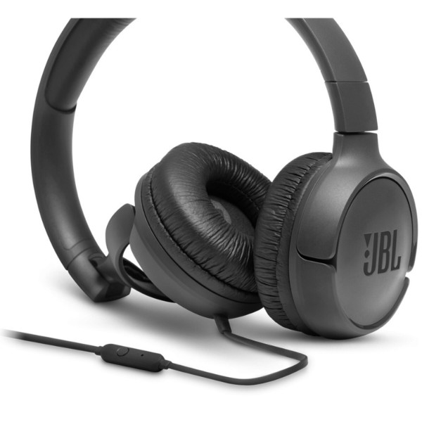 Фото - Навушники накладні дротові JBL T500 Black (JBLT500BLK)