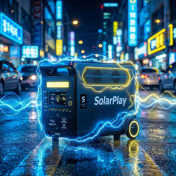 Фото - Зарядна станція універсальна SolarPlay Q3600 (3600W/3840Wh) з LiFePO4-батареєю Black (714971)