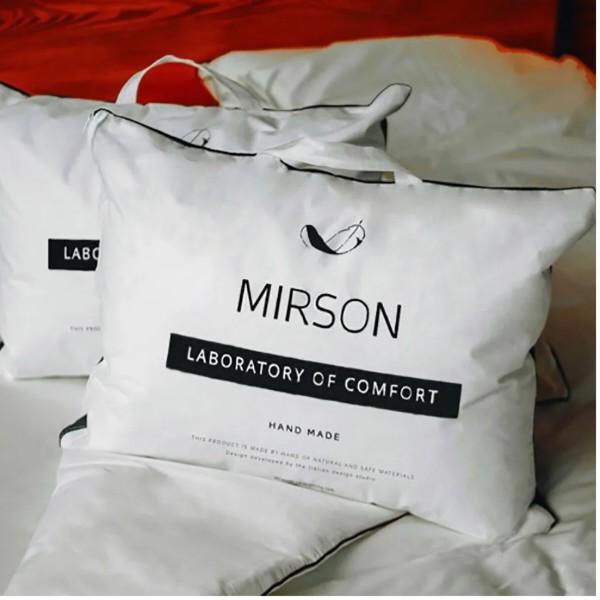 Фото - Подушка стандартная MirSon De Luxe №632 с эвкалиптом Упругая 60х60 (2200000852373)
