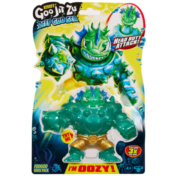 Фото - Стретч-антистресс GooJitZu Герои Гуджитсу Растягивающая игрушка Фугу (Дип Гу Си) (123125)