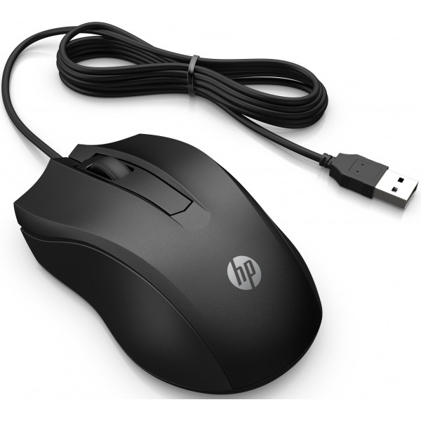 Фото - Миша дротова HP 100 USB Black (6VY96AA)