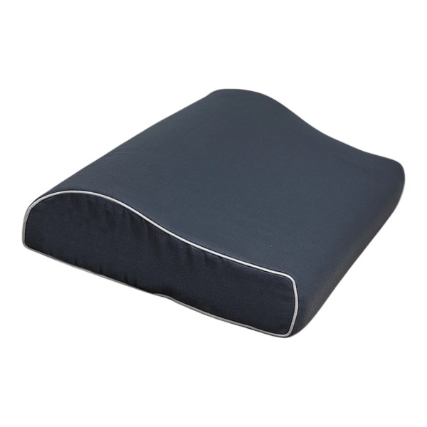 Фото - Подушка ортопедическая MirSon №6112 Delicate satin Iron grey Kiddy Boy 50х29х5/8 (2200003262667)