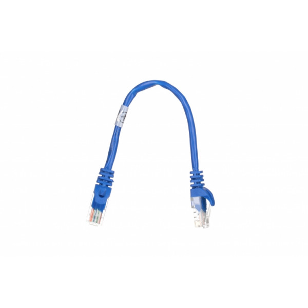 Фото - Кабель патч-корд 2E Cat 5e UTP RJ45 26AWG 0.20 m Blue (2E-PC5ECA-020BL)