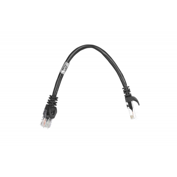 Фото - Кабель патч-корд 2E Cat 5e UTP RJ45 26AWG 0.20 m  Black (2E-PC5ECA-020BK)