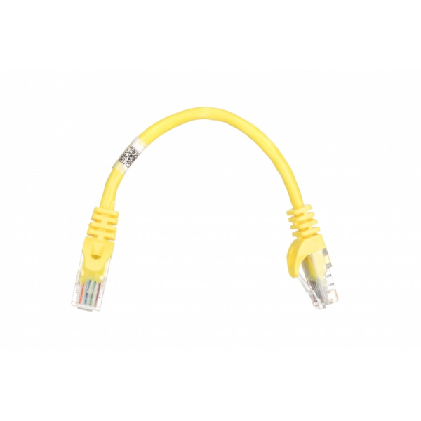 Фото - Кабель патч-корд 2E Cat 5e UTP RJ45 26AWG 0.20 m Yellow (2E-PC5ECA-020YLW)