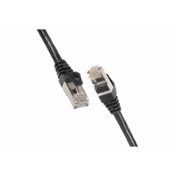 Фото - Кабель патч-корд 2E Cat 5e UTP RJ45 26AWG 0.50 m Black (2E-PC5ECA-050BK)