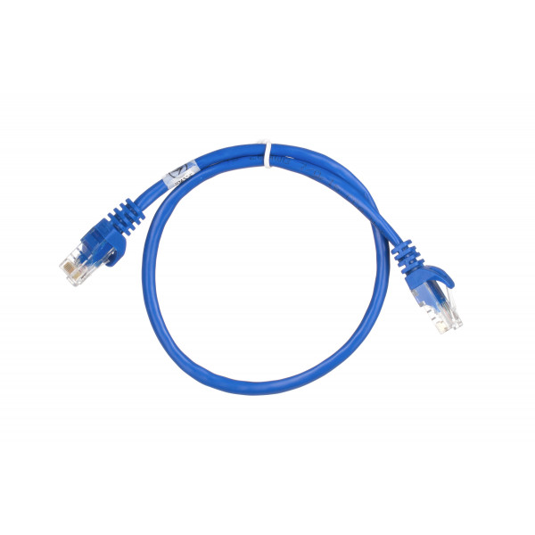 Фото - Кабель патч-корд 2E Cat 5e UTP RJ45 26AWG 0.50 m Blue (2E-PC5ECA-050BL)