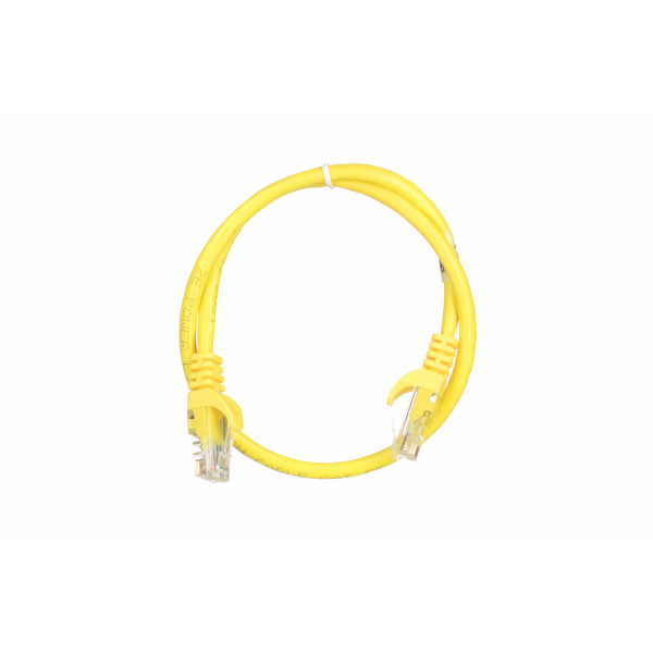 Фото - Кабель патч-корд 2E Cat 5e UTP RJ45 26AWG 0.50 m Yellow (2E-PC5ECA-050YLW)