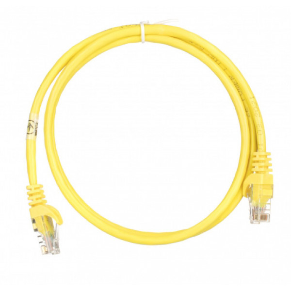 Фото - Кабель патч-корд 2E Cat 5e UTP RJ45 26AWG 1.00 m Yellow (2E-PC5ECA-100YLW)