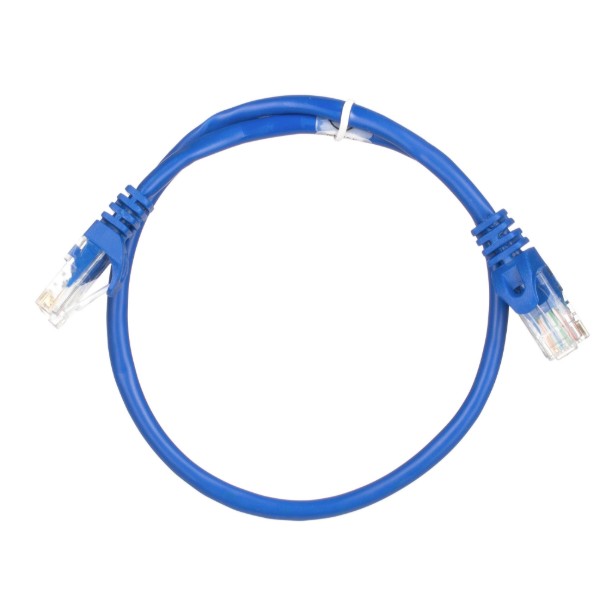 Фото - Кабель патч-корд 2E Cat 5e UTP RJ45 26AWG 0,20 m Blue (2E-PC5ECOP-020BL)