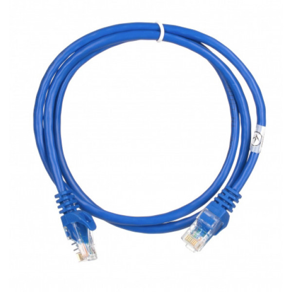 Фото - Кабель патч-корд 2E Cat 5e UTP RJ45 26AWG 1.00 m Blue (2E-PC5ECOP-100BL)