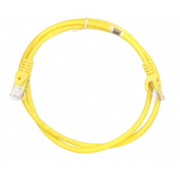 Фото - Кабель патч-корд 2E Cat 5e UTP RJ45 26AWG 1.00 m Yellow (2E-PC5ECOP-100YLW)