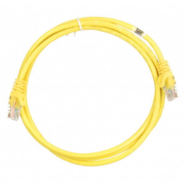 Фото - Кабель патч-корд 2E Cat 5e UTP RJ45 26AWG 1.50 m Yellow (2E-PC5ECOP-150YLW)