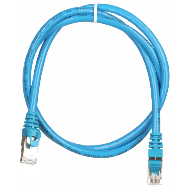 Фото - Кабель патч-корд 2E Cat 6 S-FTP RJ45 4Х2 27AWG 1.00 m Blue (2E-PC6SFTPCOP-100BL)