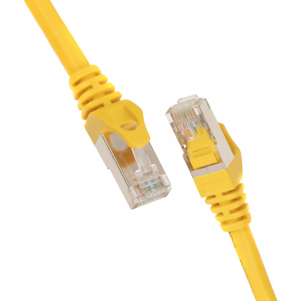Фото - Кабель патч-корд 2E Cat 6 S-FTP RJ45 4Х2 27AWG 0.50 m Yellow (2E-PC6SFTPCOP-050YLW)