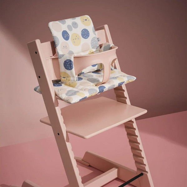 Фото - Вставка для стільчика для годування Stokke для Tripp Trapp (Classic від 18 міс.), кол. різнокольорові круги (Soul System) (100389)